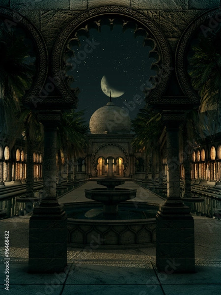 Obraz The Magic of the Orient by Night, 3d CG