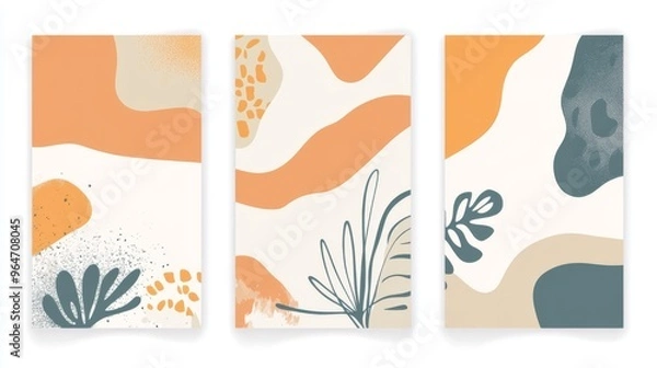 Fototapeta Abstract Floral Patterns