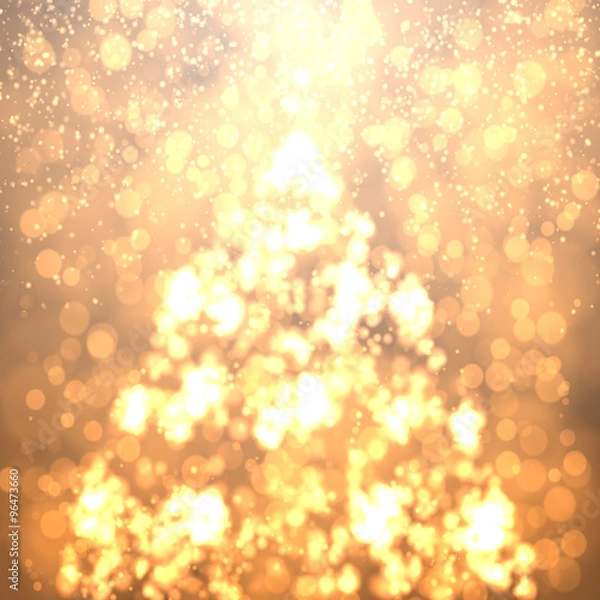 Fototapeta Abstract circular bokeh background