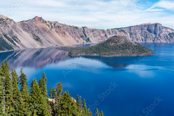 Obraz Crater Lake's Wizard Island