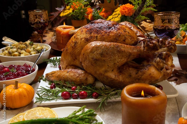 Obraz Rustic Thankgiving Dinner