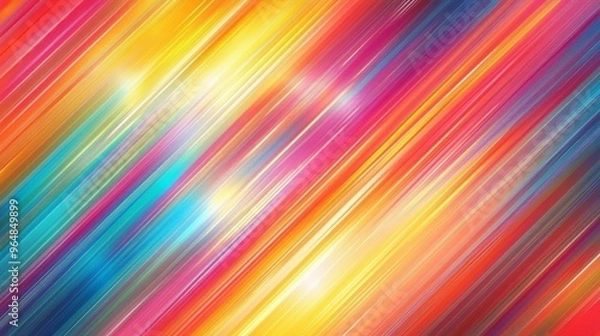 Fototapeta This vibrant abstract background has lines of varying widths in a stripe pattern