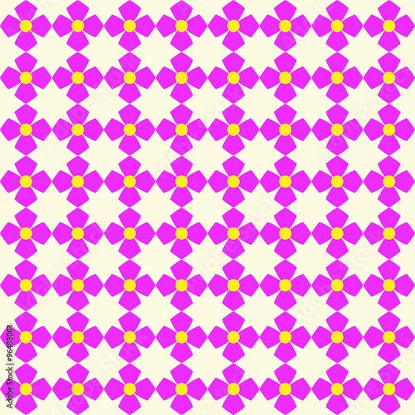 Fototapeta geometric abstract seamless pattern colorful