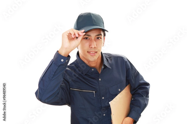 Obraz 笑顔の宅配人