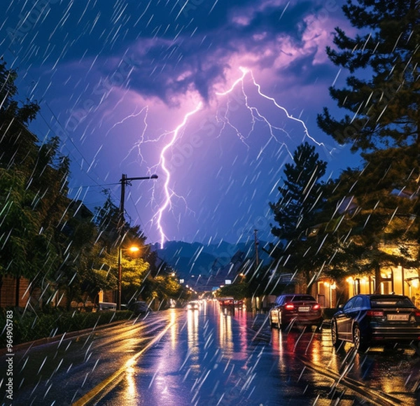 Fototapeta lightning