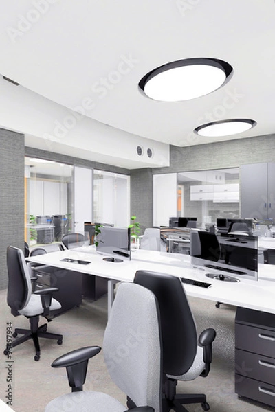 Obraz Empty modern office interior work place
