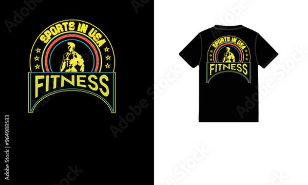 Obraz This is gym t shirt design. It is good choice for all.