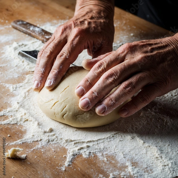Obraz artificial intelligence realistic bread background