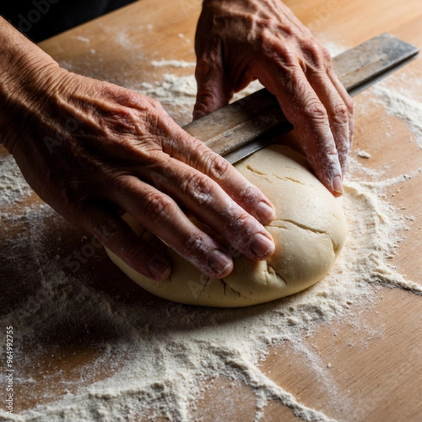 Obraz artificial intelligence realistic bread background