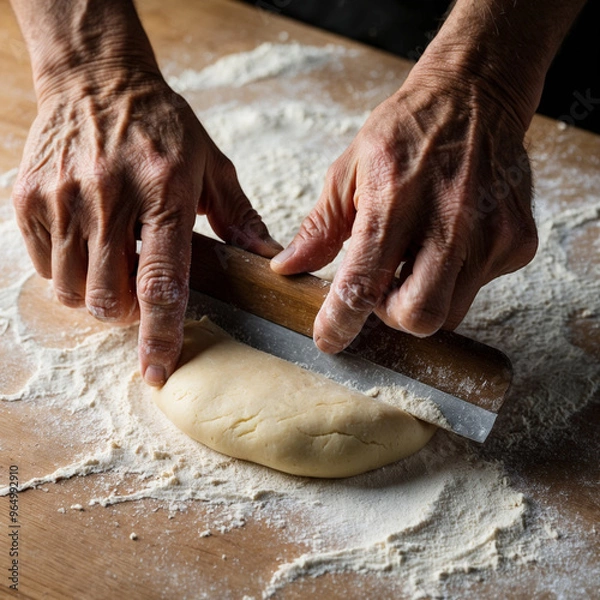 Obraz artificial intelligence realistic bread background