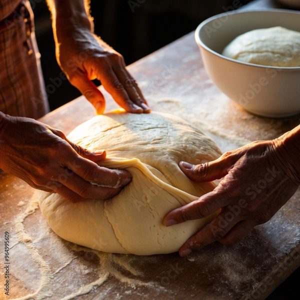 Obraz artificial intelligence realistic bread background