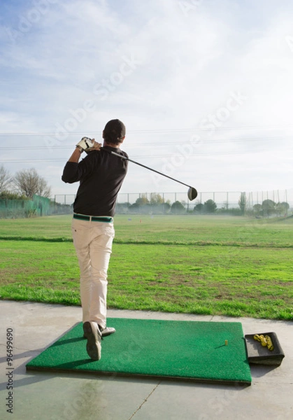 Obraz Golf driving range. 