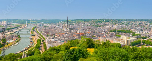 Obraz Panorama of Rouen