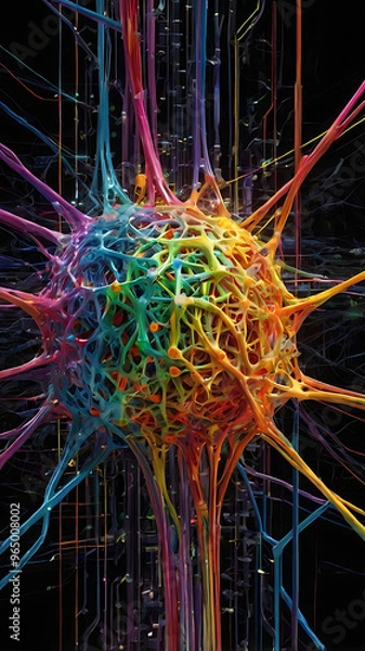 Obraz abstract fractal background