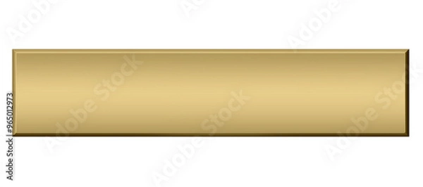 Obraz  金の金属プレート B