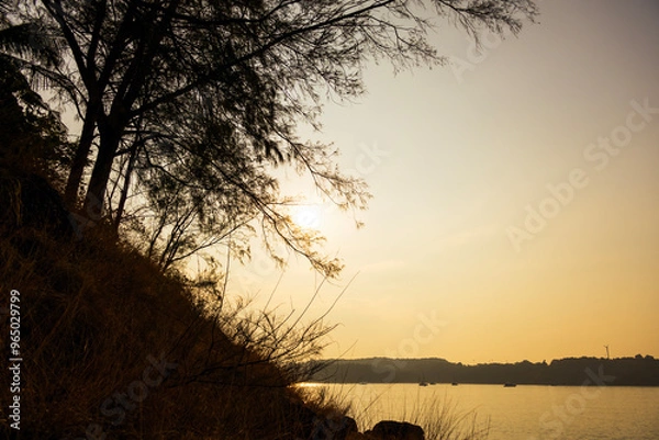 Obraz Sunrise at Krating cape in summer Phuket