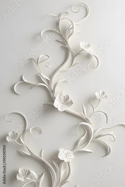 Fototapeta Elegant white background