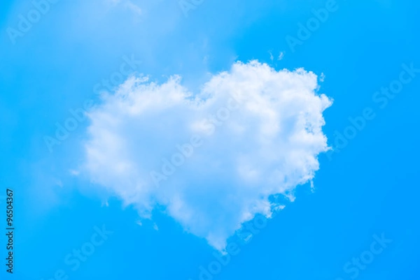 Obraz ハート型の雲