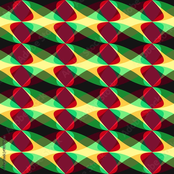 Fototapeta Seamless geometric pattern. Vector illustration.