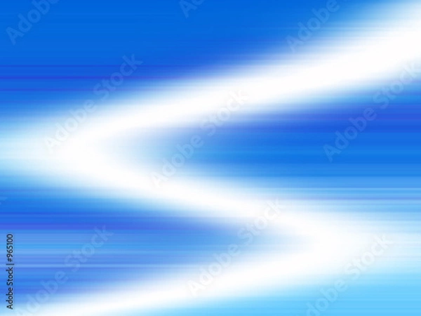 Obraz blue light rays