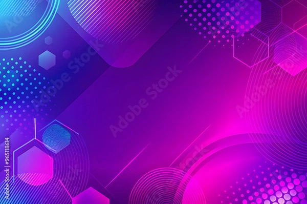 Obraz Modern abstract shapes concept design background. Geometric shapes. Abstract gradient color background.