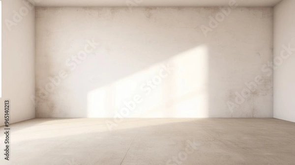 Fototapeta 白いシンプルな部屋