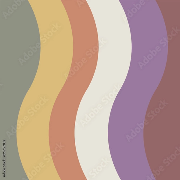 Fototapeta Abstract background from colored shaped lines