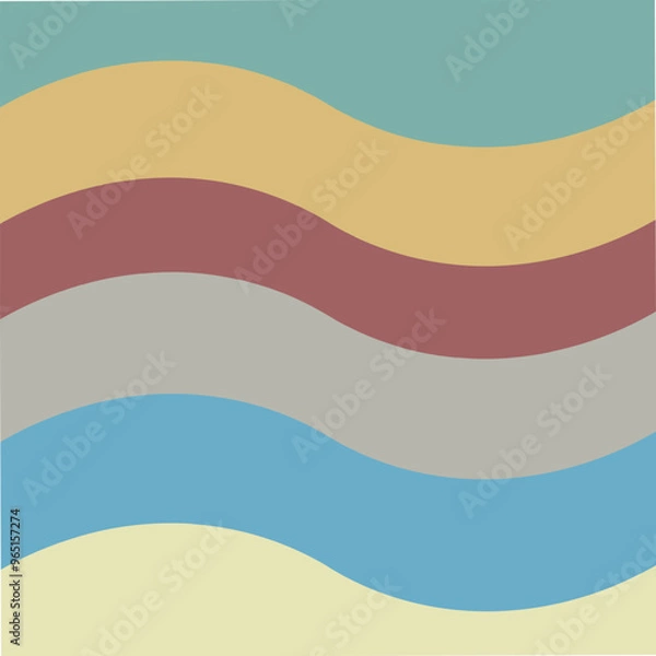 Obraz Abstract background from colored shaped lines