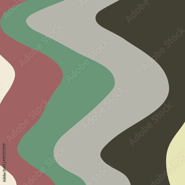 Obraz Abstract background from colored shaped lines
