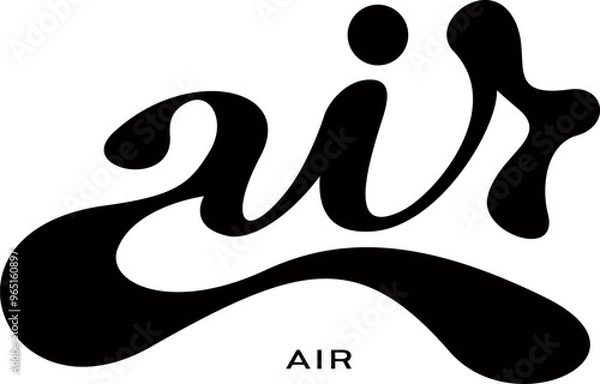 Obraz Air custom typography prints design