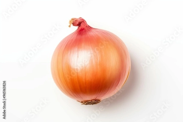Fototapeta Onion isolated on white background. Generative ai