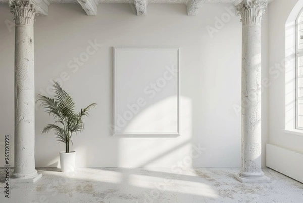 Obraz Indoors floor plant interior design.