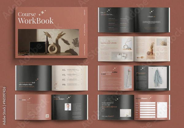 Fototapeta Course Work Book