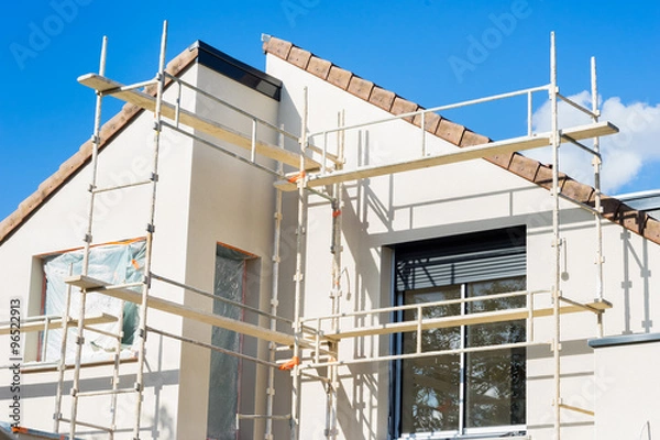 Obraz échafaudage pour crépir