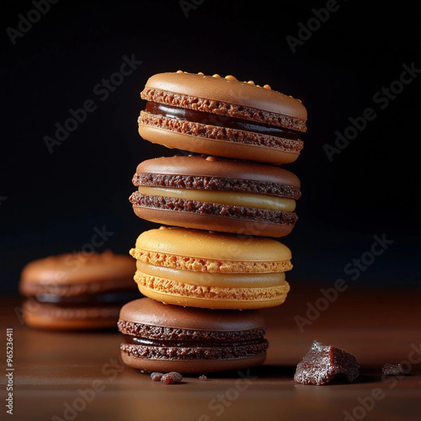 Obraz Macarons Stack