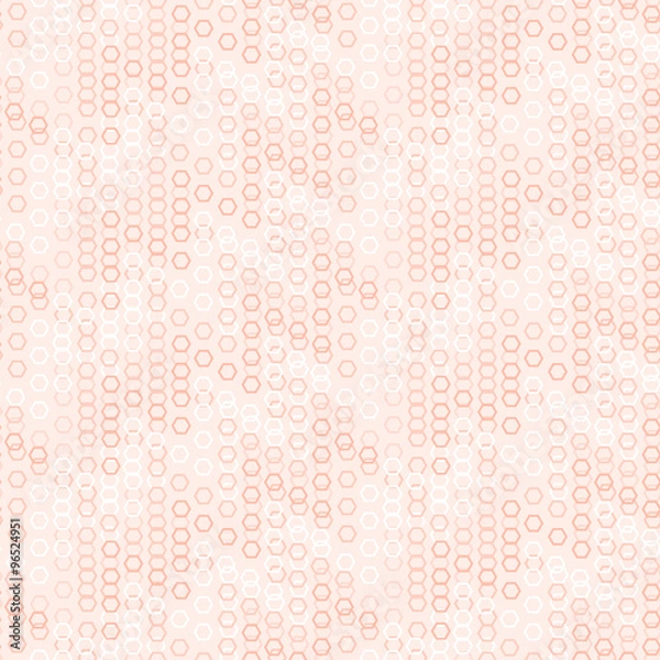 Fototapeta Retro seamless abstract geometric pattern with hexagons