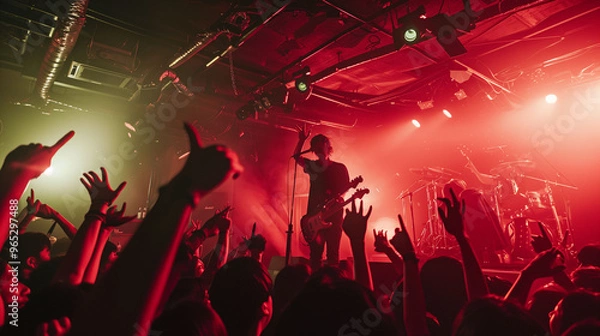 Obraz ロックバンドのライブ会場
