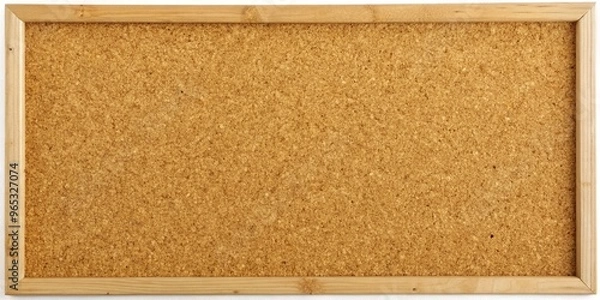 Fototapeta A stock photo featuring a wide angle view of a textured brown yellow cork board background, reminder, textured,brown, stock photo, organization, bulletin, cork board, cork, rustic