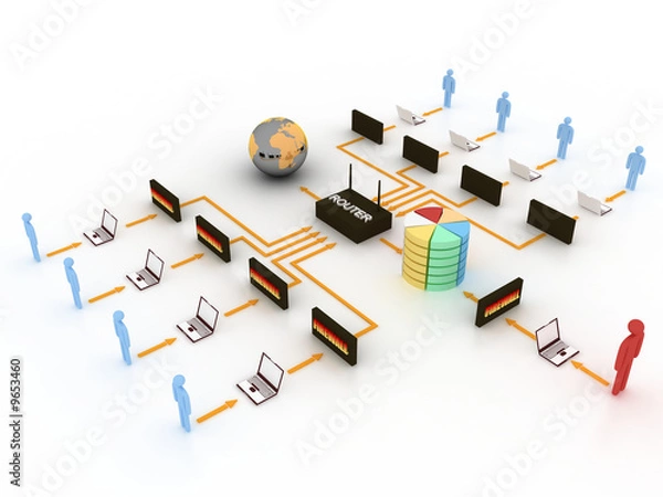 Fototapeta internet cxoncept