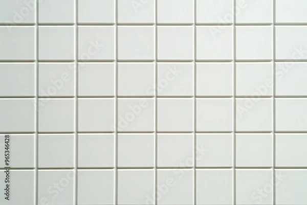 Fototapeta Elegant Grid Design Calendar on White Background with Diffuse Lighting Generative AI