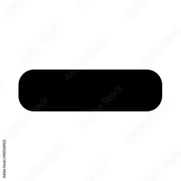 Obraz Minus math icon vector image