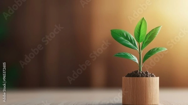 Fototapeta Futuristic Clean Energy Investment Concept with Declining Oil Prices - with Copy Space, Selective Focus,