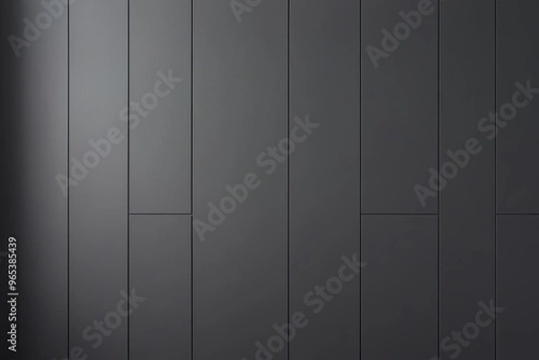 Fototapeta Dark Grey Background Wall with Shadow Lines and Texture