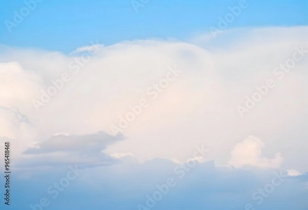 Fototapeta Image of the blue sky and white clouds