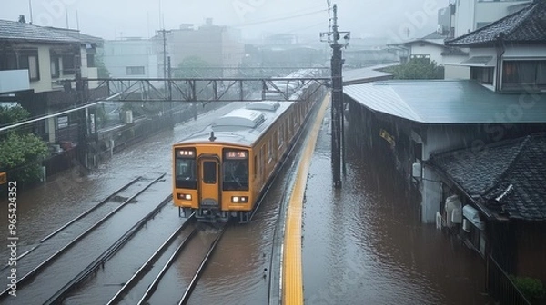 Obraz ゲリラ豪雨14