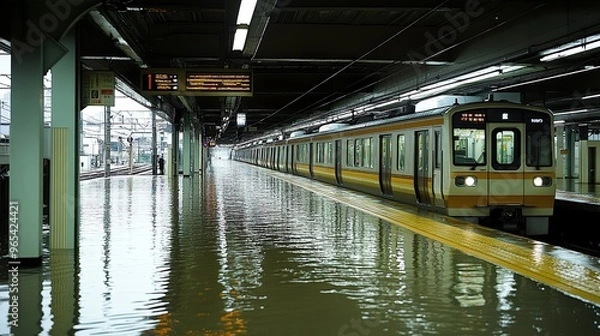 Obraz ゲリラ豪雨13