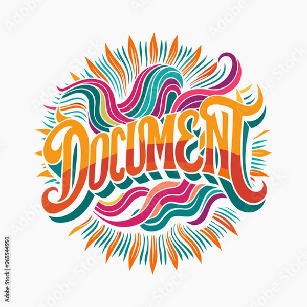 Obraz illustration of a graffiti t-shrt design