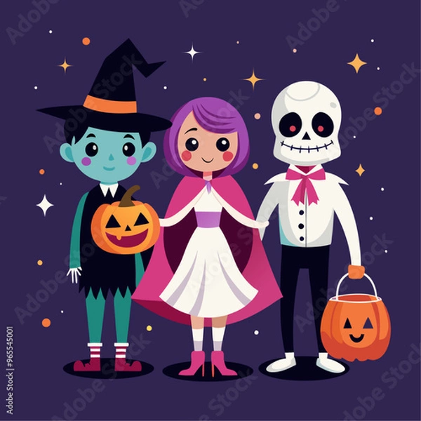 Obraz halloween background with pumpkin