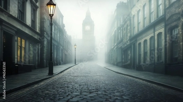 Fototapeta Streets of Victorian England: A Glimpse into the Past