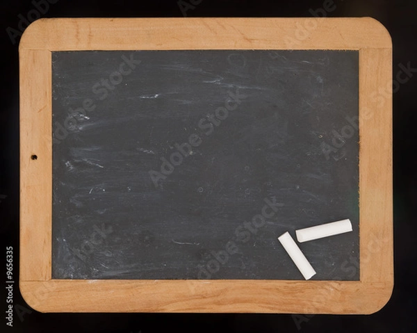 Obraz Blackboard and chalk
